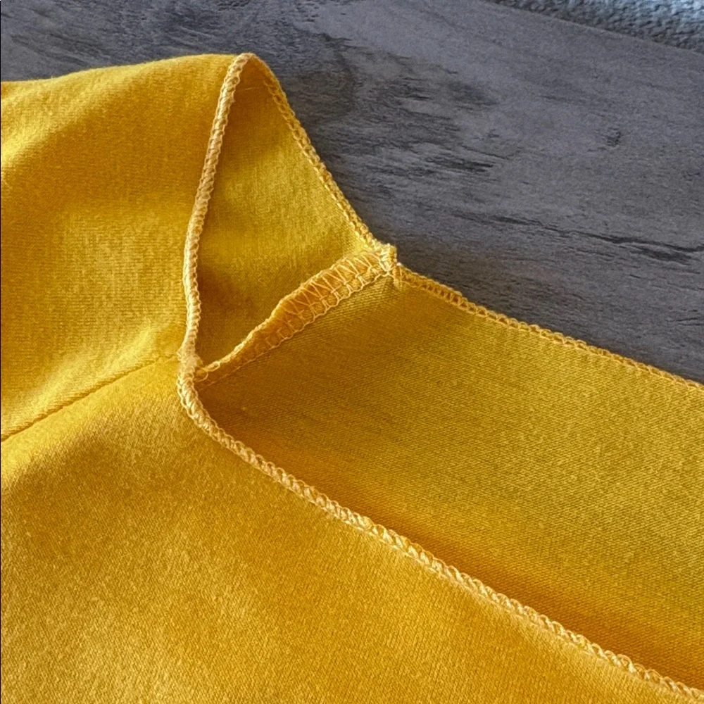 SHEIN Long Sleeve Yellow Top Size Small - Picture 6 of 8